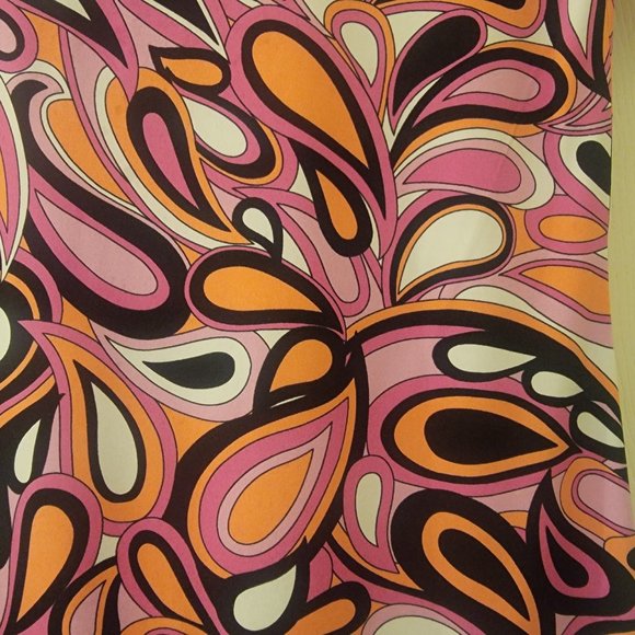 Michael Kors Dress Size 2P Plum Blossom Calabasas Paisley Sheath Jersey Knit - Picture 4 of 8